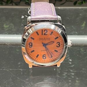 Vintage Joan Rivers Dial Watch with Purple Strap